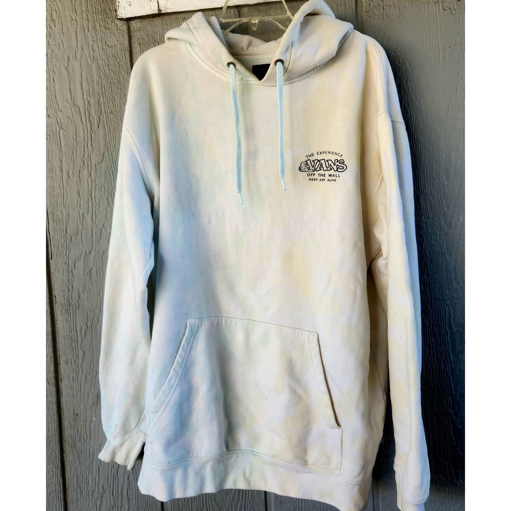 VANS The Experience Off The Wall‎ Keep Art Alive Tie Dye Hooded Sweatshirt XL - Picture 2 of 14